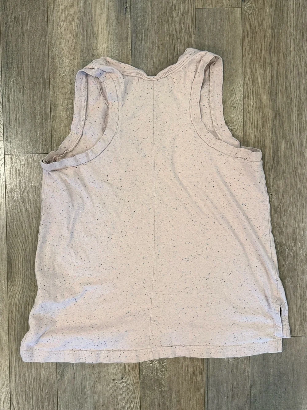 Nike Light Pink Speckled Crewneck Tank